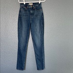 Madewell Women's The Perfect Vintage Straight Leg Blue Jeans